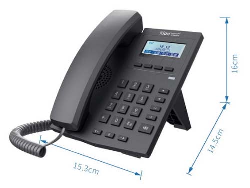 北恩S900 IP电话机尺寸大小